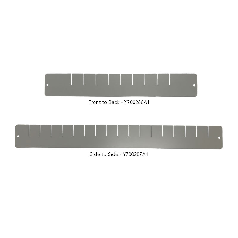 Divider set for 3" Aluminum Full-Size Unicart Drawers